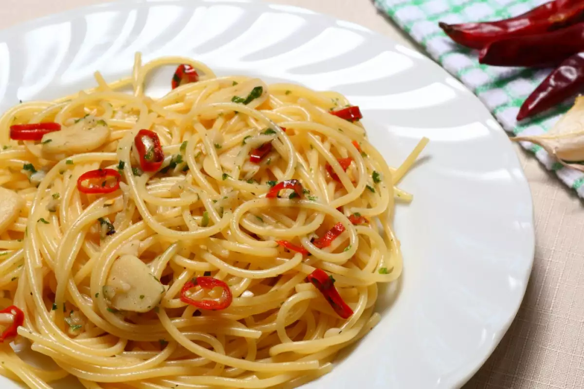 Спагетти олио Пеперончино. Алио олио. Спагетти с перцем Чили 500г.
