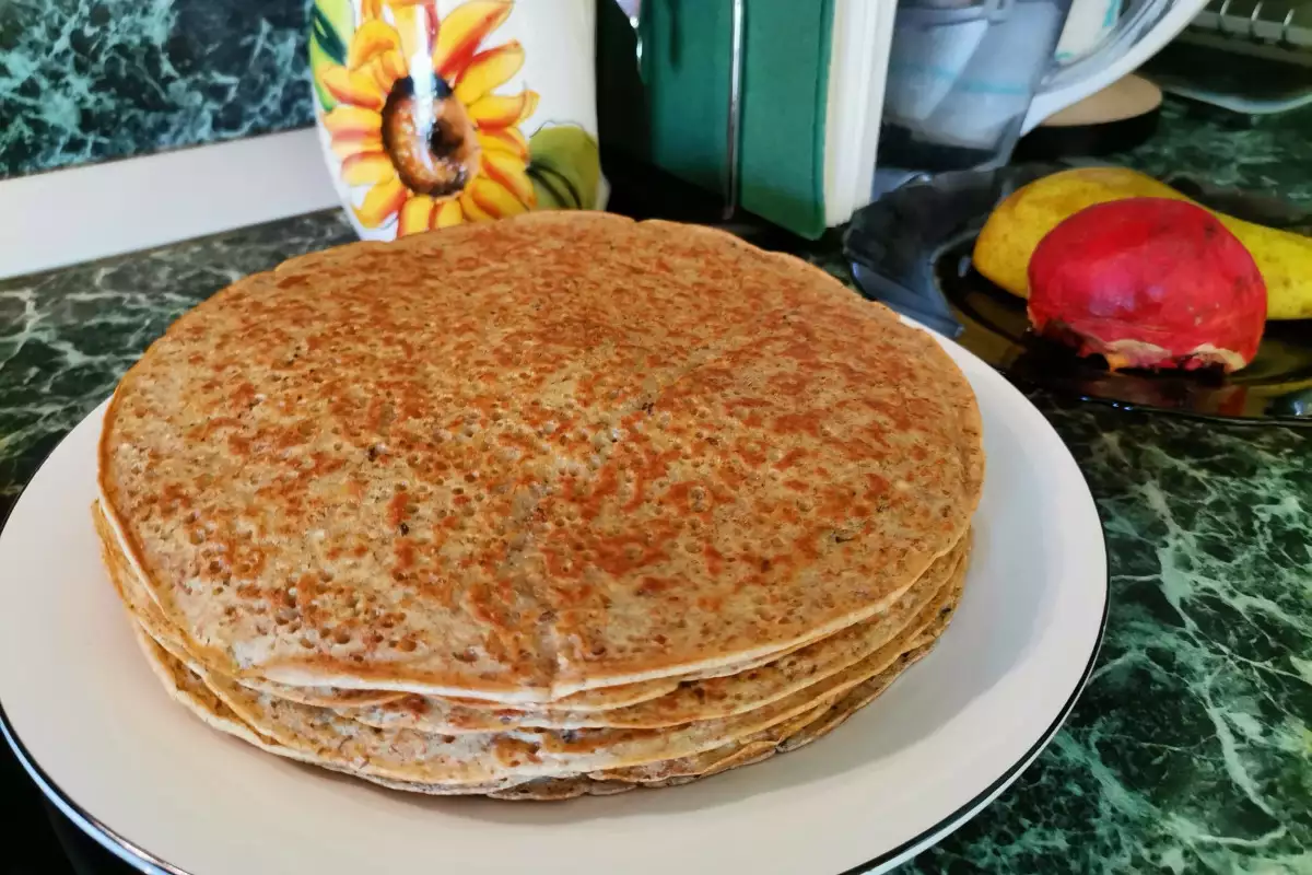 Блины из овсяной муки диетические