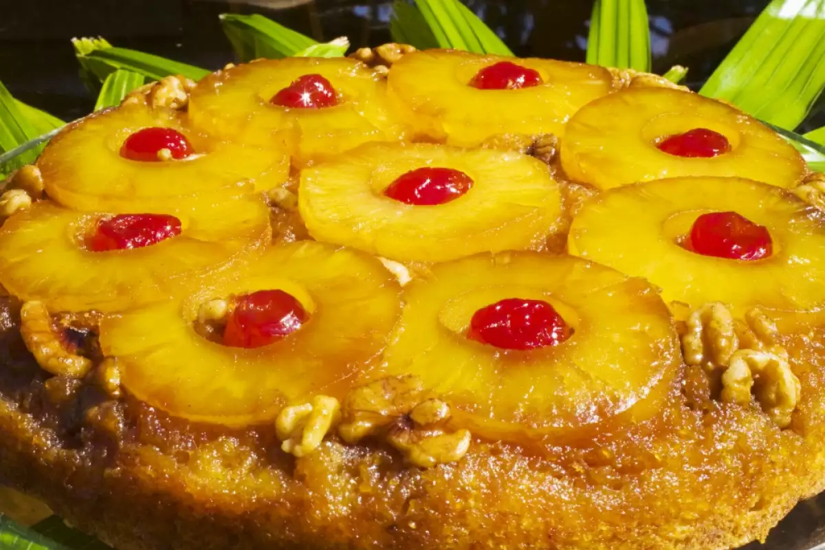 Pineapple upside down Cake пирог перевертыш