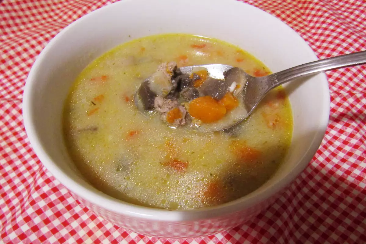 суп с грибами и печенью рецепт | Дзен