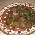 Печень ягненка с луком