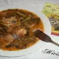 Ягнятина с зеленым луком