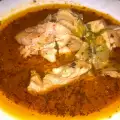 Стручковая фасоль с ягнятиной