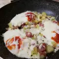 Быстрый ужин из картофеля, яиц и сыра