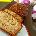 Банановый кекс с грецкими орехами и шоколадом