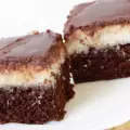 Шоколадно-кокосовый пирог