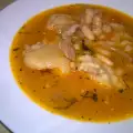 Рулька с белой фасолью