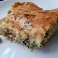 Булгур в духовке с заливкой