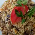 Грибы с булгуром