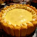Шарлотка с маскарпоне и белым шоколадом