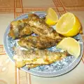 Луфарь на гриле с лимонным соком