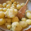Гарнир из чесночной картошки