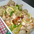 Куриное филе с чесноком Лимончелло