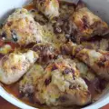 Куриные ножки с чесноком и сыром