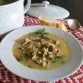 Суп из ягнятины и потрохов