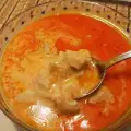 Суп из свиного рубца и свиных ушей