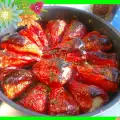 Перцы с начинкой из брынзы и хлеба