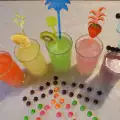 Быстрые коктейли цвета радуги