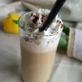 Какао - фраппе с ромом и сливками