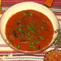 Печень на сковороде с томатным соусом