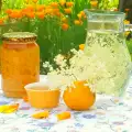 Свежий сок из бузины с коричневым сахаром и медом