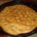 Фокачча с розмарином и морской солью