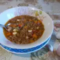 Рагу из французской чечевицы