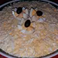 Салат с брынзой и яйцами