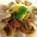Фрикасе из куриного мяса и шампиньонов