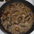 Грибы в масле с рисом