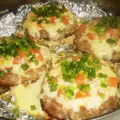 Гнездышки из мяса с вкусной начинкой