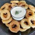 Греческий соус для креветок и кальмаров