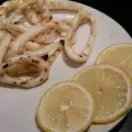 Кальмары на сковороде гриль