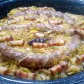 Капама с квашеной капустой
