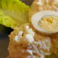 Салат из цветной капусты с яйцом