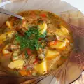 Картофельное рагу с бамией