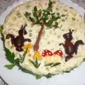 Картофельный салат с майонезом
