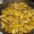 Картофель с чесноком и горчицей