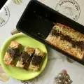 Двухцветный кекс для диабетиков с кофе