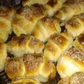 Булочки на дрожжах с шоколадной пастой