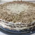 Легкий крем для торта из печенья