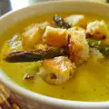 Крем-суп с кабачками и спаржей