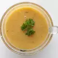 Суп-пюре из кабачков и батата