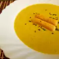 Детский суп-пюре из кабачков и лука-порея