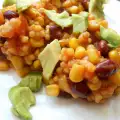 Марокканский кускус с овощами и авокадо