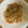 Лимонные креветки