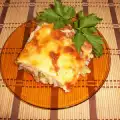 Летняя мусака из кабачков, риса и моркови