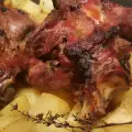 Маринованная свиная рулька в рукаве для запекания