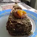 Веганский шоколадный сырой торт
