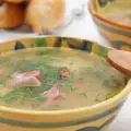 Деревенский суп из потрохов ягненка
